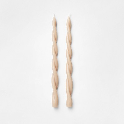 2pk Taper Light Pink Twist - Threshold™ Designed by Studio McGee | Target