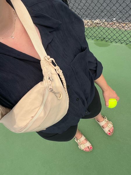 Tennis moms- am I doing it right?

As we pretended to know what to do on the tennis court this morning, T said “mom I think this is my sport” 😂  so I guess I’ll be looking for lessons when we get back to Dallas lol 

This @abercrombie crinkle rayon textured shirt is currently on clearance and is my go to favorite beach cover up 

#LTKfitness #LTKsalealert #LTKfamily