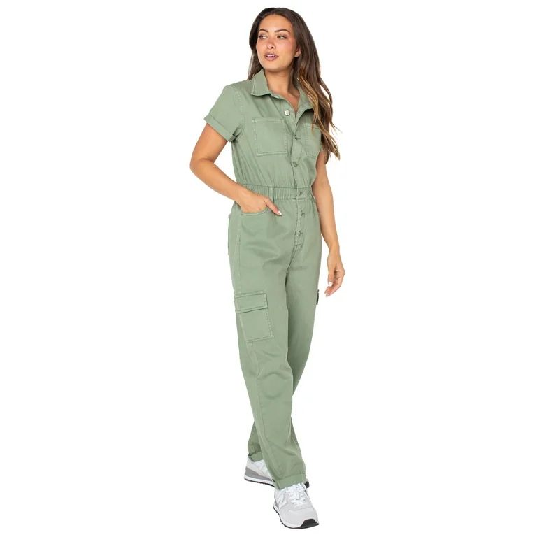 Celebrity Pink Juniors and Juniors Plus Cargo Boilersuit Sizes XXS-3X | Walmart (US)