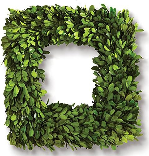 Porch & Petal Boxwood Square Wreath, 16" | Amazon (US)