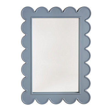 Hayli Scallop Mirror with Raised Lip Frame & Hand Finished Design | Ballard Designs, Inc.
