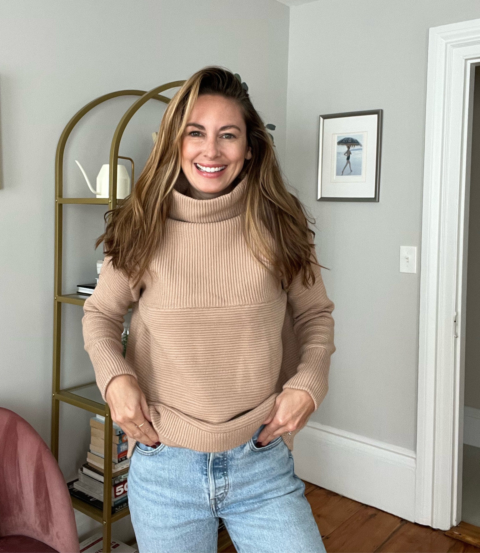 Ribbed sweater, turtleneck sweater, cozy fall sweater, cozy sweater, sweater looks, fall outfit, comfy fall look 

#LTKunder50 #LTKsalealert #LTKSeasonal