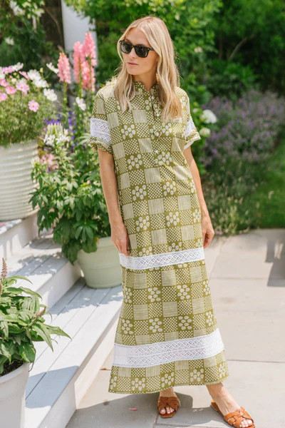 Short Sleeve Majorelle - Martini Green | Julia Amory