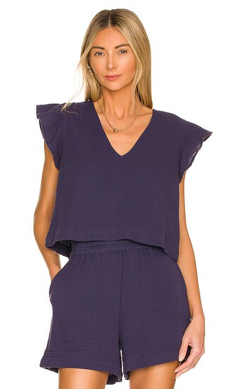 Miley Top in Admiral Blue | Revolve Clothing (Global)