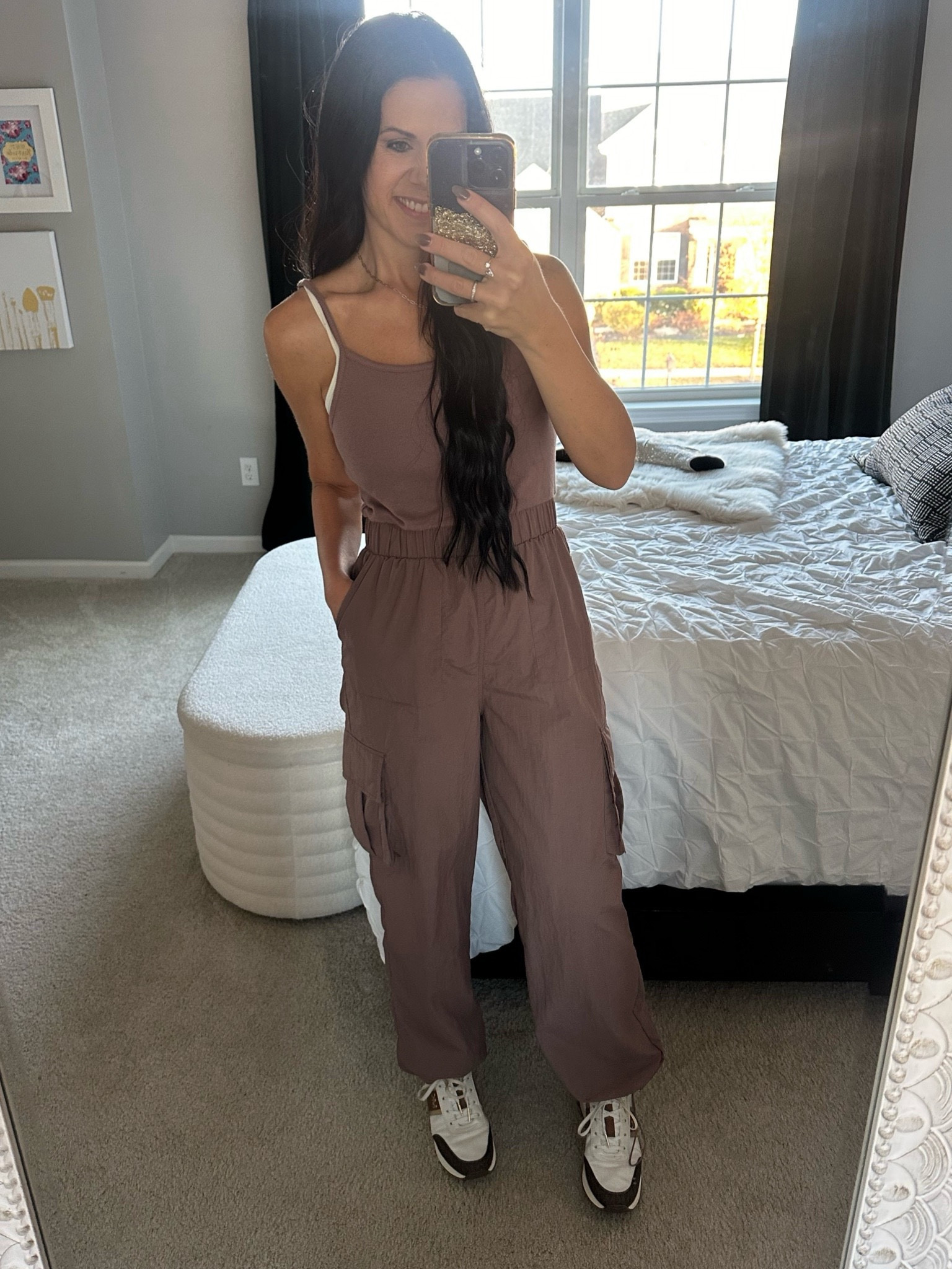 Loving this jumpsuit that will transition great into fall with a classic Jean jacket! 

#LTKOver40 #LTKActive #LTKStyleTip