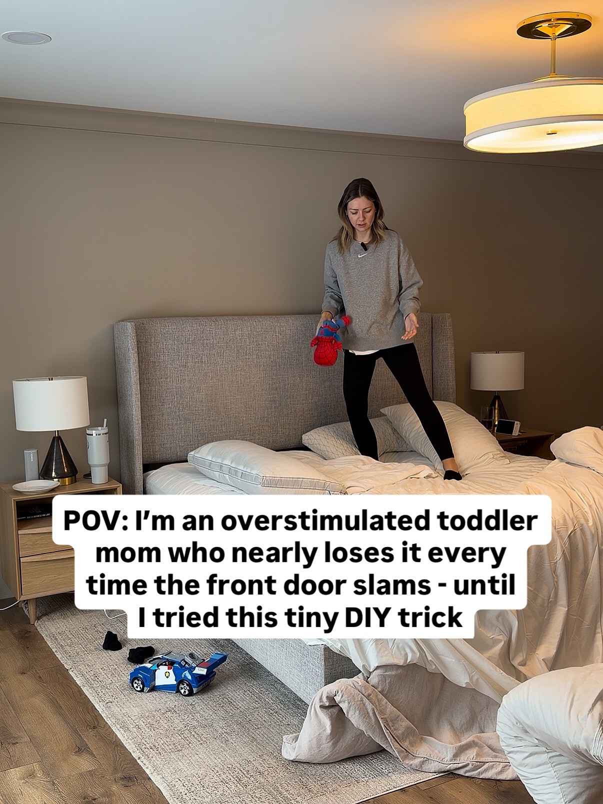 Ever feel like your front door has a mind of its own? 😅

As an overstimulated toddler mom, every slam used to make me nearly lose it… until I tried this tiny DIY trick. Spoiler: sometimes small fixes help, sometimes the door just has its own drama.

💡 DIY tip: if your door is slamming, check the bottom screw first—and maybe peek at the top tension screw too. (Also, yes, I may have only watched part of a YouTube tutorial… no judgment!)

If you’ve survived the front door struggle, tag a parent who knows the struggle all too well 👇 Comment SHOP to get links to everything in my home and join my newsletter for exclusive home tips, favorite finds, and behind-the-scenes updates!

#DIYMomLife #MomHack #FrontDoorFix #ParentingHumor #ItsHoneyDone