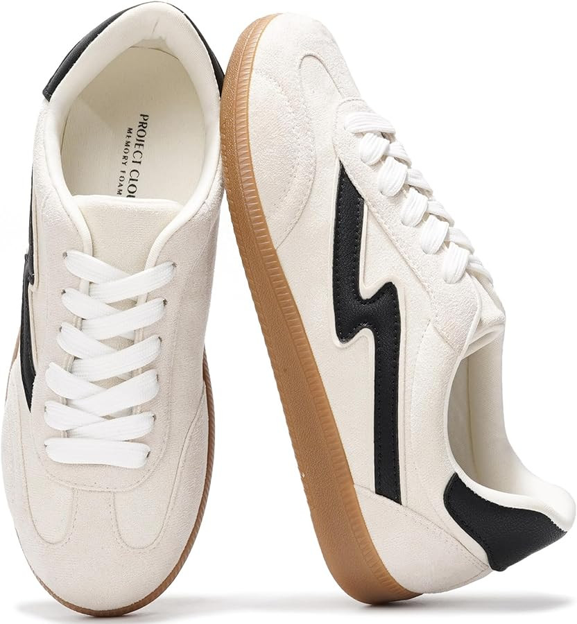 Project Cloud Sneakers for Women - Lace-Up Shoes for Women Trendy Women Sneakers with Memory Foam... | Amazon (US)
