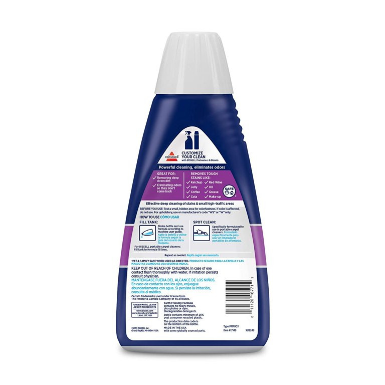 BISSELL Spot & Stain With Febreze Freshness Spring & Renewal Formula, 7149, 32 Ounces | Walmart (US)