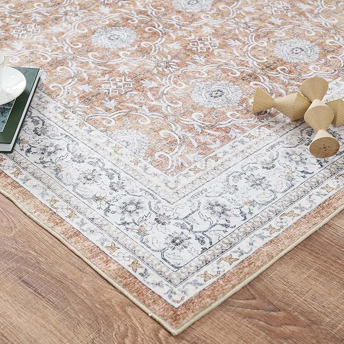 jinchan Runner Rug 2x6 Washable Runner Rug with Rubber Backing Ultra-Thin Distressed Non Slip Kit... | Amazon (US)