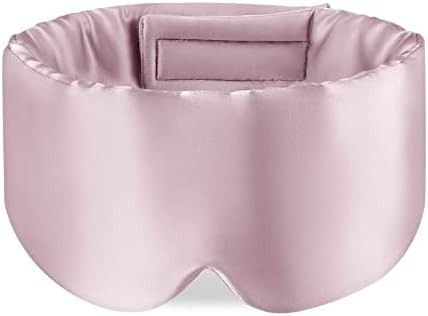 Zenssia 100% Mulberry Silk Sleep Mask Eye Mask for Man and Woman with Adjustable Headband, Full S... | Amazon (US)