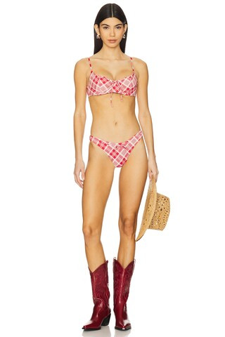 x Bella Hadid Dove Bikini Bottom in Lover's Lane | Revolve Clothing (Global)