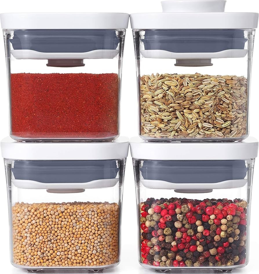 OXO Good Grips 4-Piece Mini POP Airtight Container Set - 0.2 Qt | Amazon (US)