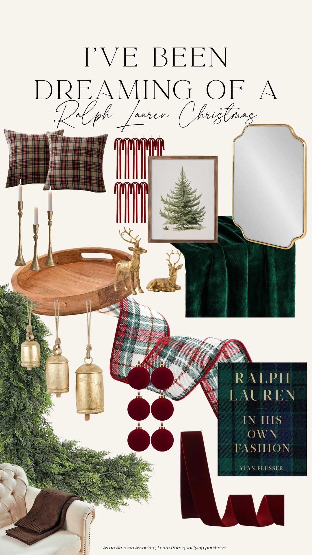 Timeless, tailored, and totally festive 🎄🤍 A little Ralph Lauren holiday moment for your home. 

 #LTKHoliday #LTKSeasonal