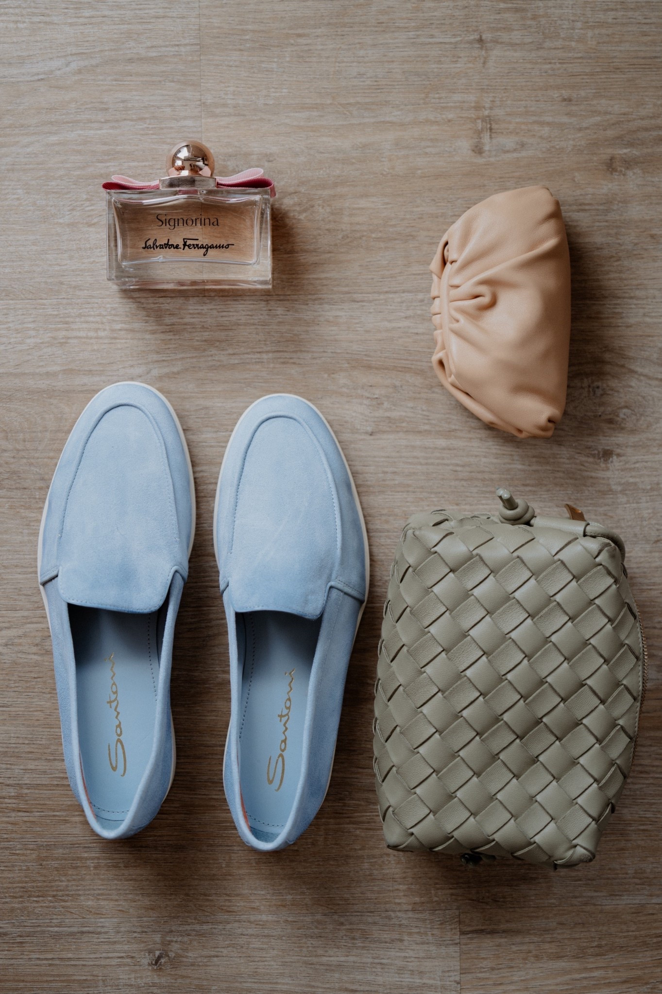Setting up Spring mood with pastels even on a gray day: something pointe pink 🩰, something crème brûlée 🍮 , something sage 🍈 and something blue ☁️ 
Santoni white rubber soled boat shoes in blue, Bottega Veneta loop camera bag in travertine, Bottega Veneta coin pouch & Salvatore Ferragamo Signorina. 
Linking similar styles & beautiful Spring approved new arrivals in pastel tones here as well. 

#LTKSeasonal