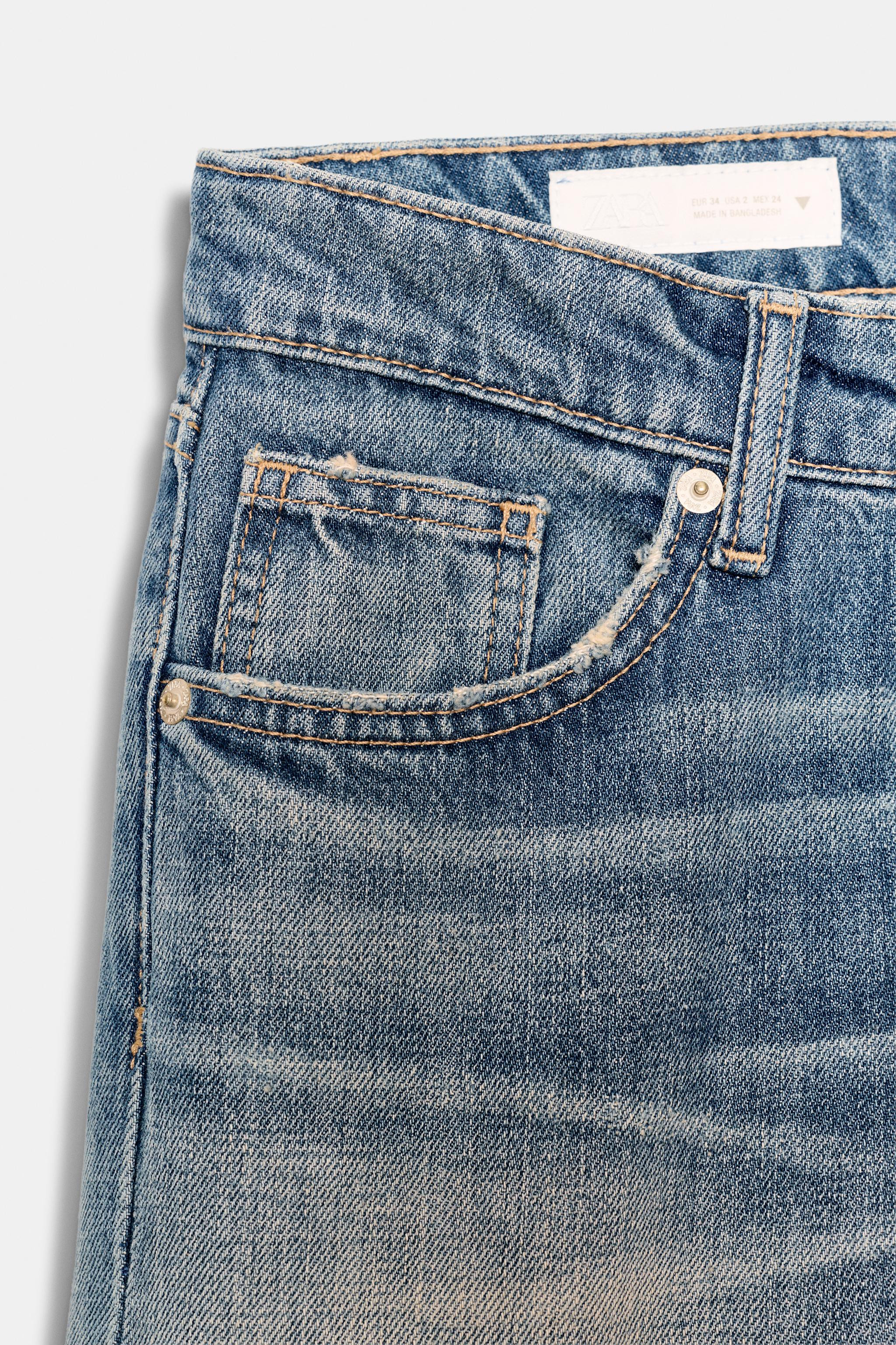 TRF LOW RISE WIDE LEG JEANS | Zara US