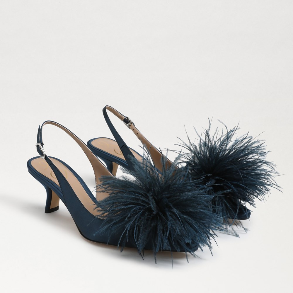 Bianka Feather Slingback Pump | Sam Edelman