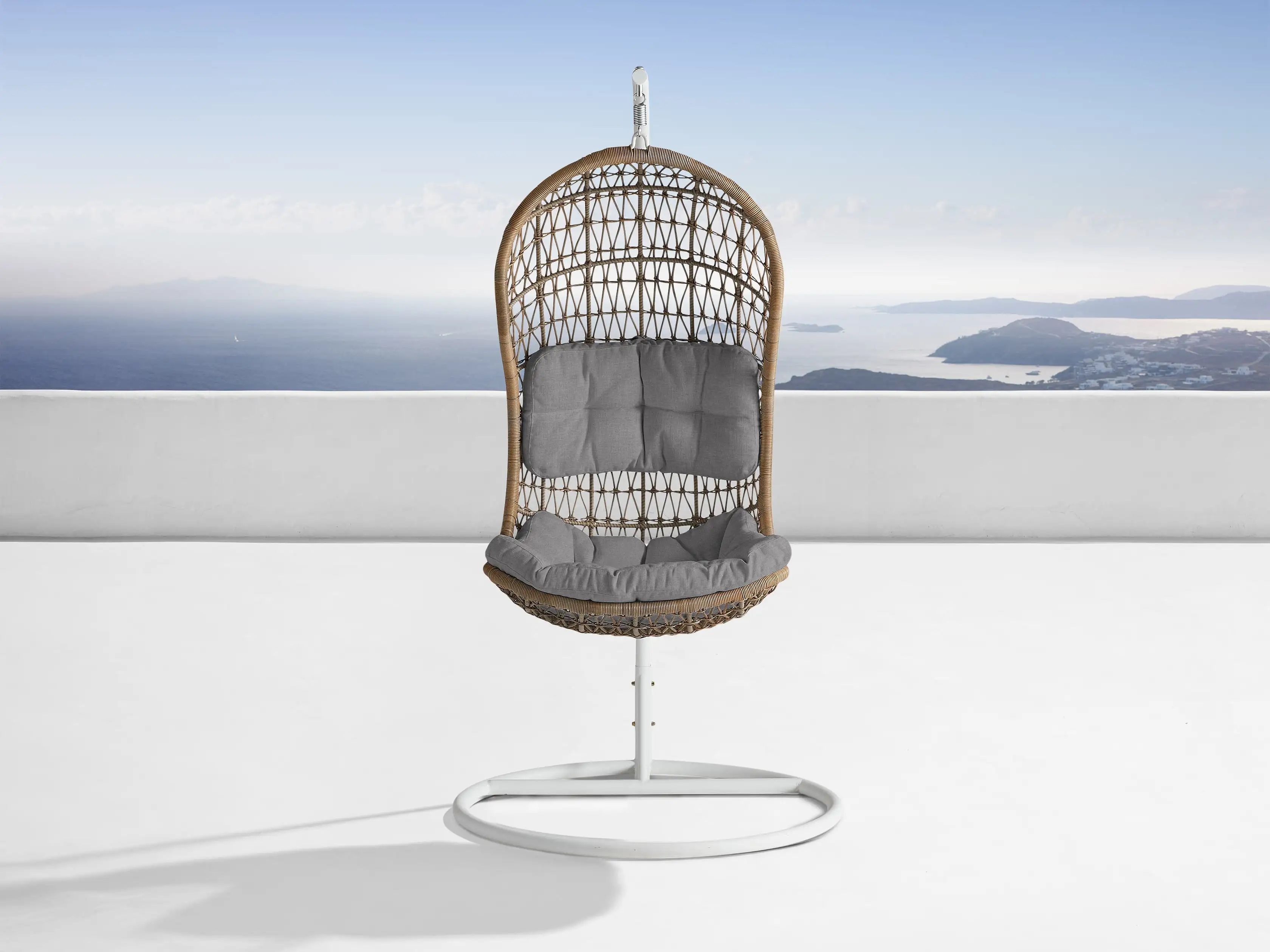 Crew Outdoor Hanging Chair on Stand | Arhaus