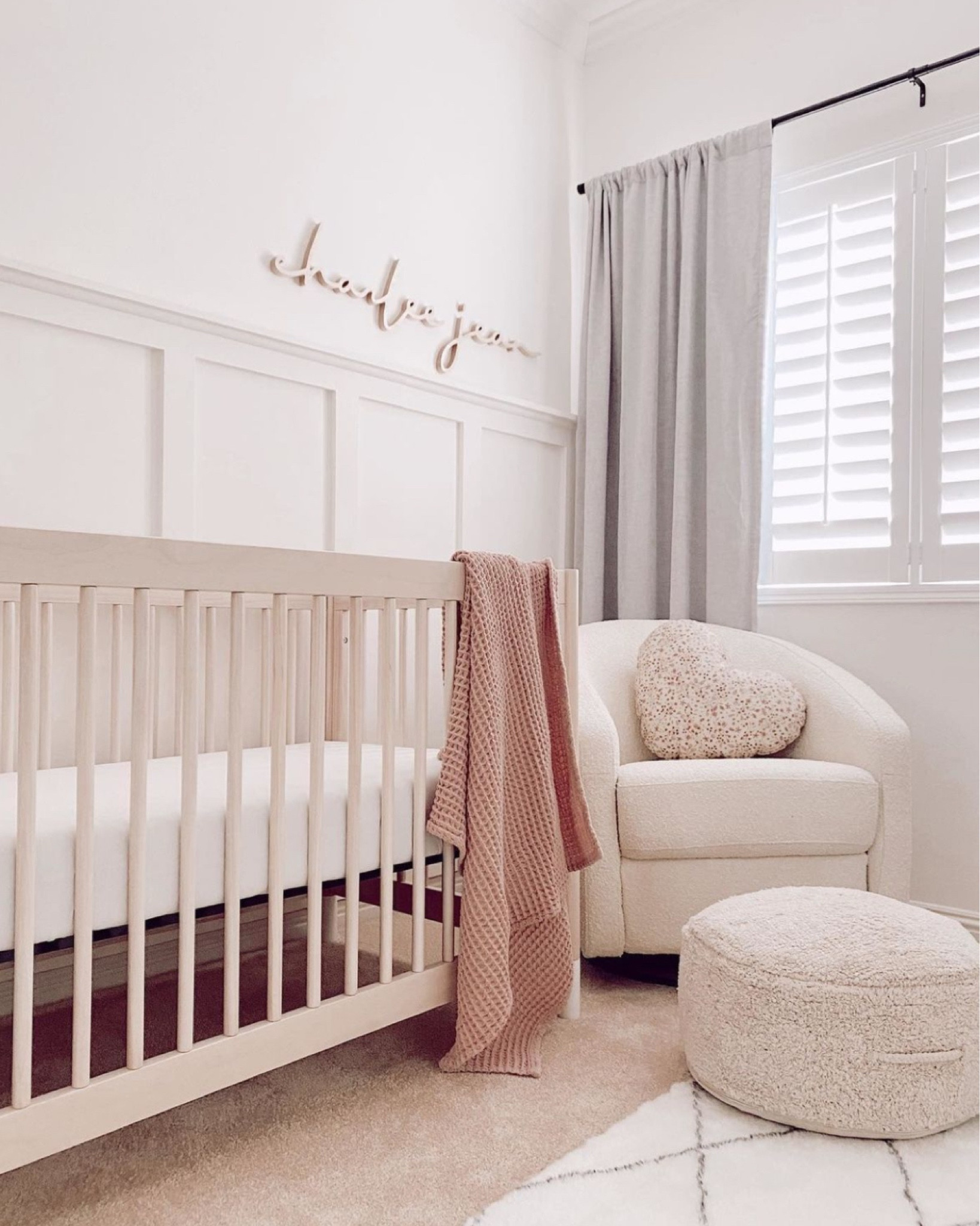 Beautiful and timeless girls nursery! Modern and affordable style 💕

#girlnursery #neutral #newborngirl #babygirlessentials #nurserydecor #nurserytheme

#LTKBaby #LTKHome #LTKKids