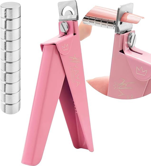 Yaya Acrylic False Nail Clippers with Magnets,Nail Cutters for Nail Tips,Nail Tip Cutter with Len... | Amazon (US)