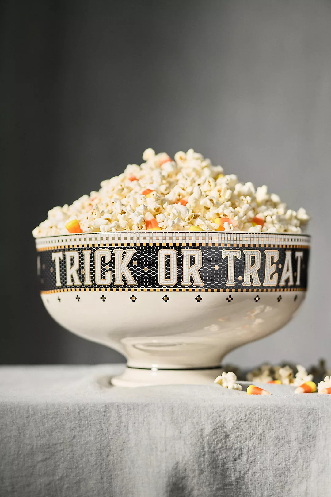 The Bistro Tile Stoneware Candy Bowl: Halloween Edition | Anthropologie (US)