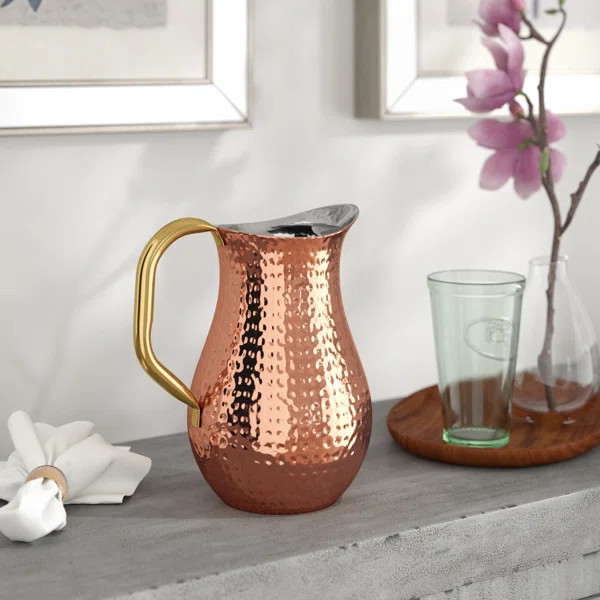 Hillyer Hammered Pitcher | Wayfair North America