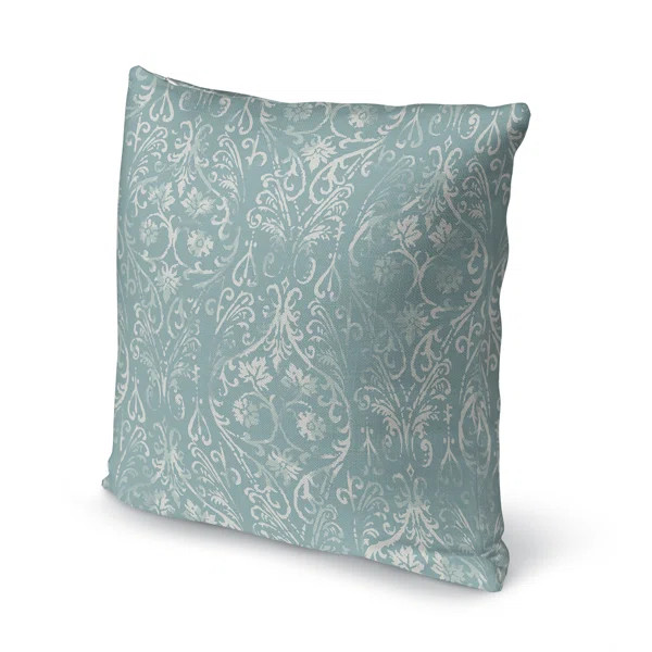 Blue Fernell Geometric Throw Pillow | Wayfair North America