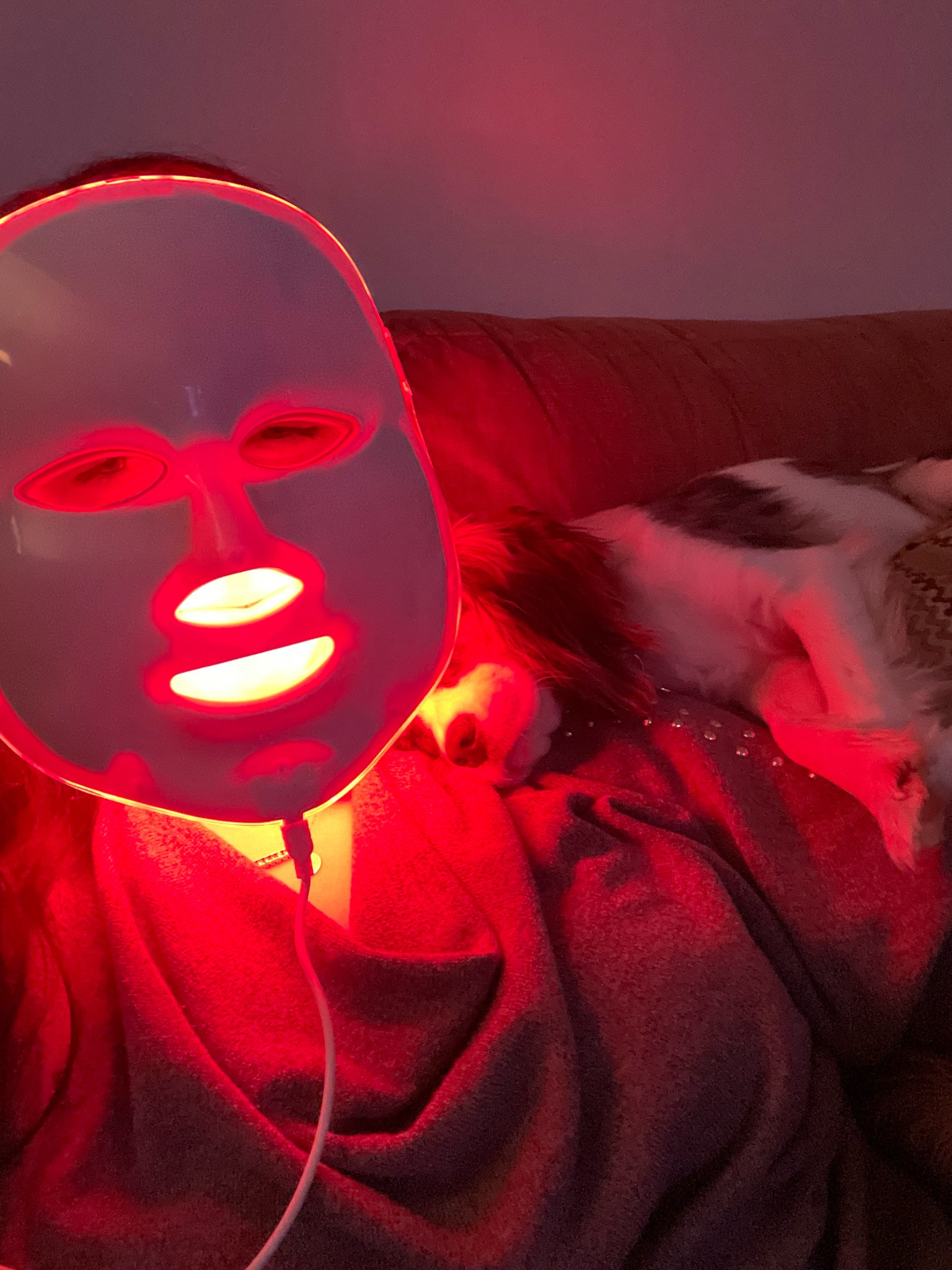 Red light therapy face mask,
Enjoy evidenced based light therapy for skin health and reducing inflammation, cellular health