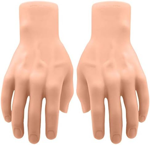 JOYIN 2 Spooky Halloween Decoration Realistic Hands Props Stage Hands for Photo Booth, Trick or Trea | Amazon (US)