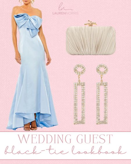 Light blue wedding guest dress for a black-tie wedding 👰🏼‍♀️🤍

#LTKWedding