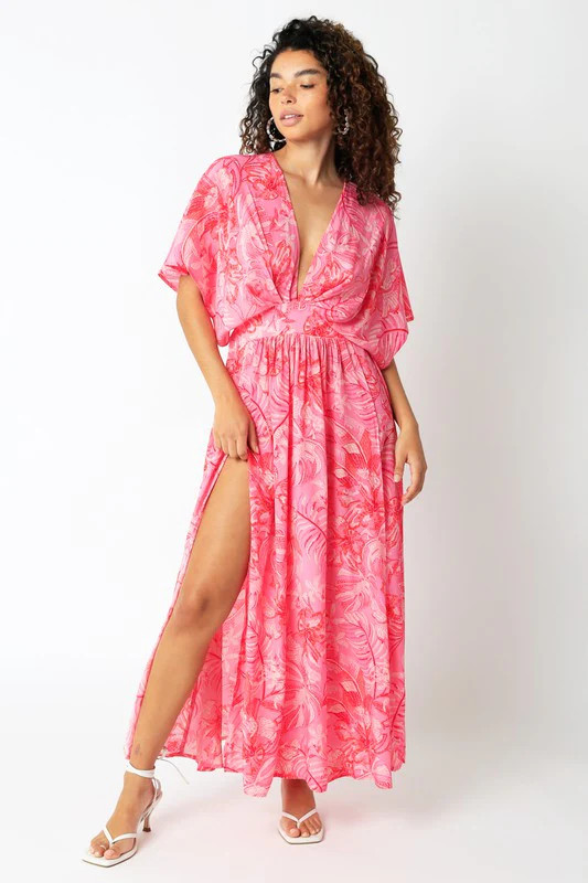 Floral Cover Up Maxi Dress | TandyWear