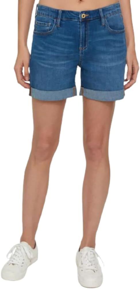 Tommy Hilfiger Women's Denim Jean Shorts with Cuffs for Summer and Spring | Amazon (US)
