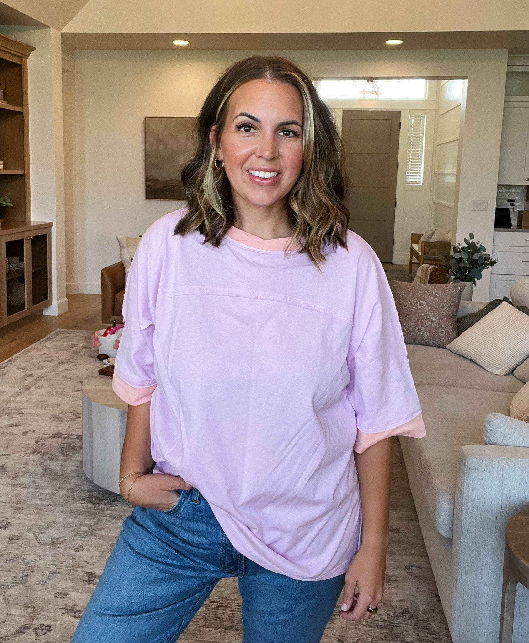 The perfect Spring top! Such a great colorful transitional piece 

Spring fashion, Spring top, Transitional Spring finds, Women’s top, Mom style 

#LTKFindsUnder50 #LTKStyleTip