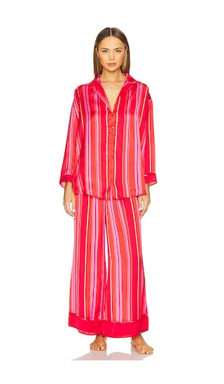 Free People x Intimately FP Dreamy Days Pajama Set in Red. - size M | Revolve Clothing (Global)