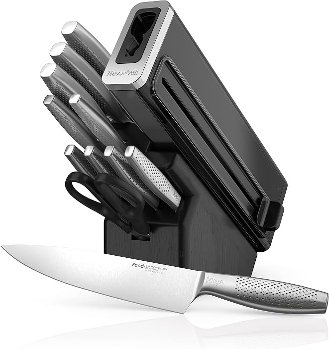 Ninja K62012 Foodi NeverDull Premium 12-Piece German Stainless Steel Knife System with Built-in S... | Amazon (US)