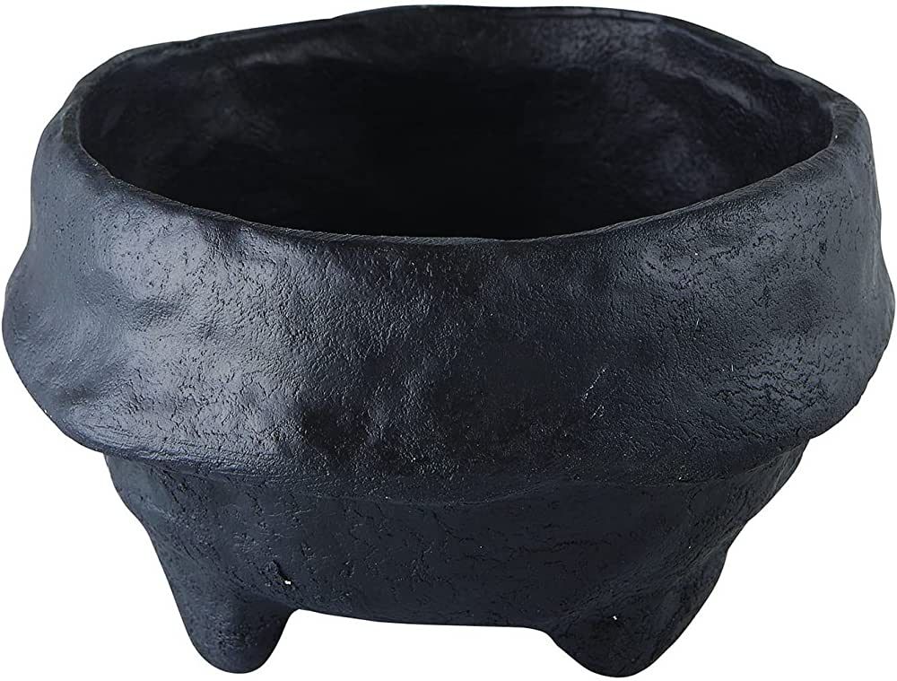 Santa Barbara Design Studio Pure Design Paper Mache Footed Decorative Bowl, Small, Black | Amazon (US)