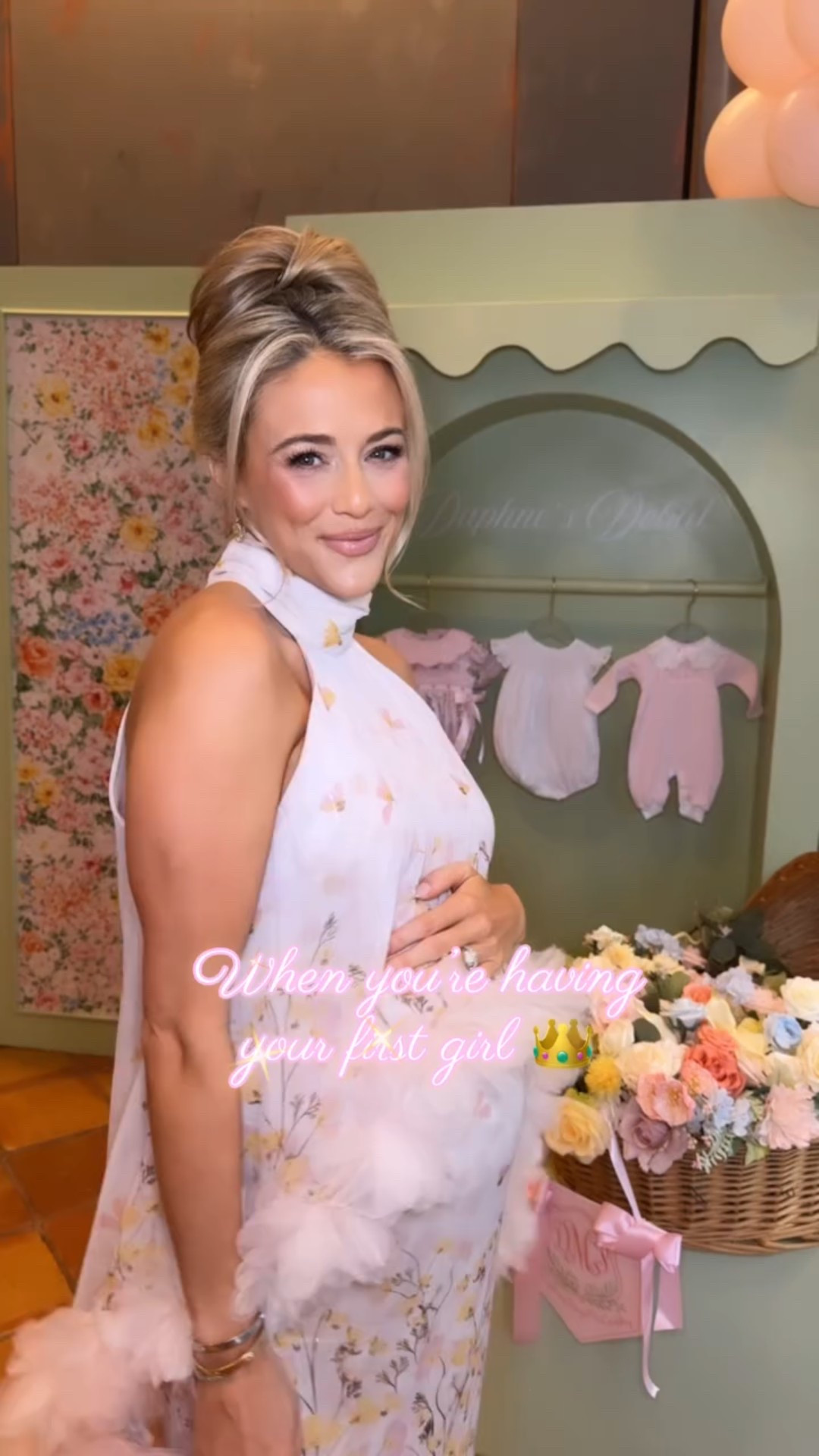 Baby Girl Shower Dress
Bump Friendly Dress 

#LTKBump #LTKootd #LTKgrwm