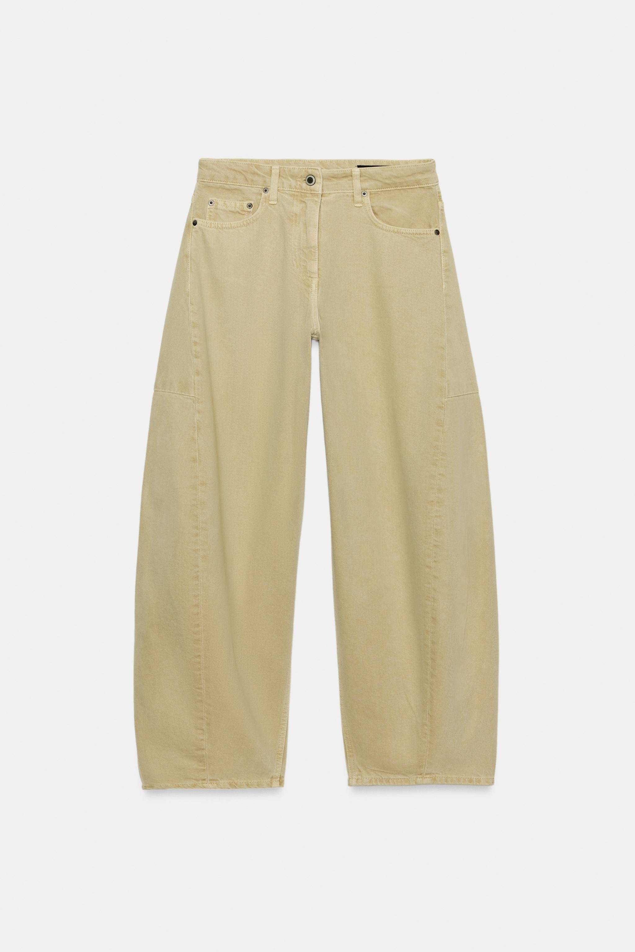 MID-RISE - BALLOON LEG - ANKLE LENGTHZARA WOMAN COLLECTIONMid-rise jeans with belt loops. Five po... | Zara US