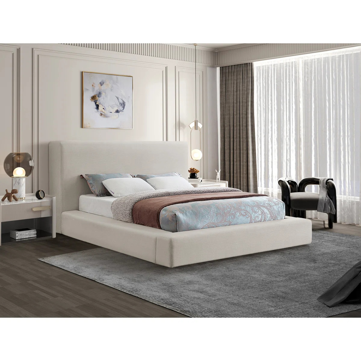 Ishia Upholstered Platform Bed | Wayfair North America