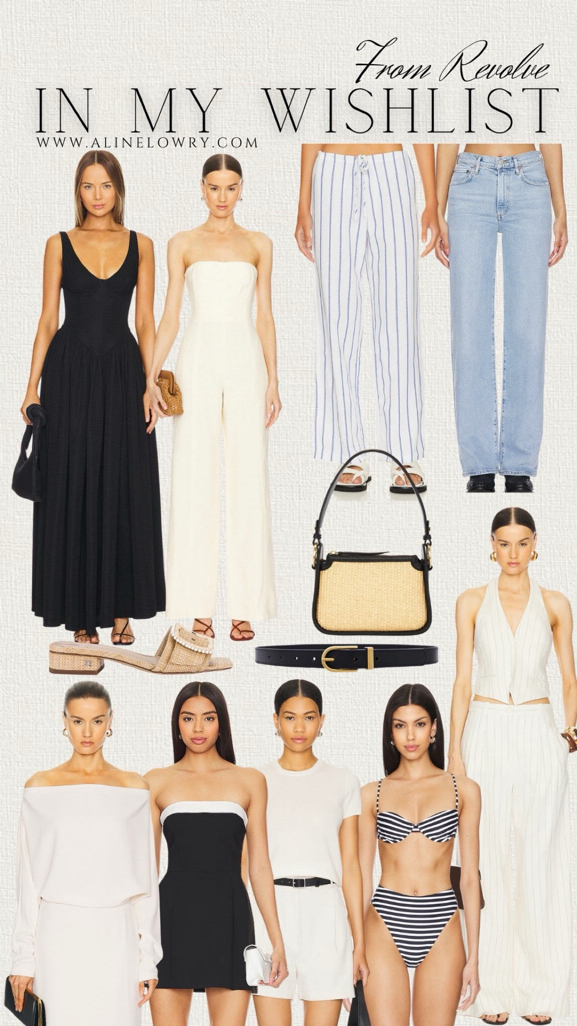 My Revolve Wishlist. Summer dresses, jumpsuits, tops, jeans, bottoms, and swimsuits 

#LTKU #LTKStyleTip #LTKSeasonal