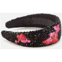 Ganni Women's Beaded Headband - Black | Coggles (Global)
