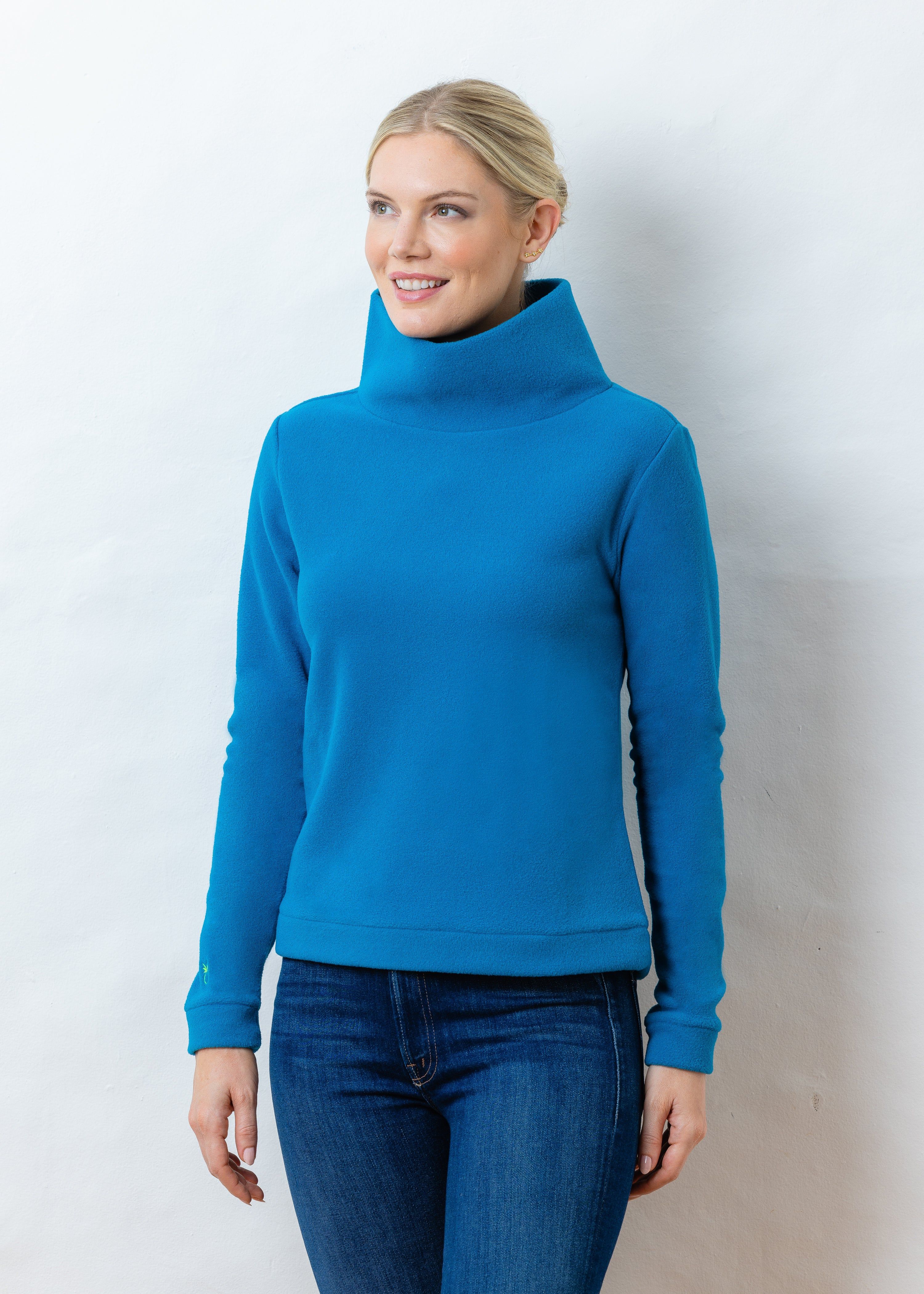 Park Slope Turtleneck (Celestial Blue) | Dudley Stephens