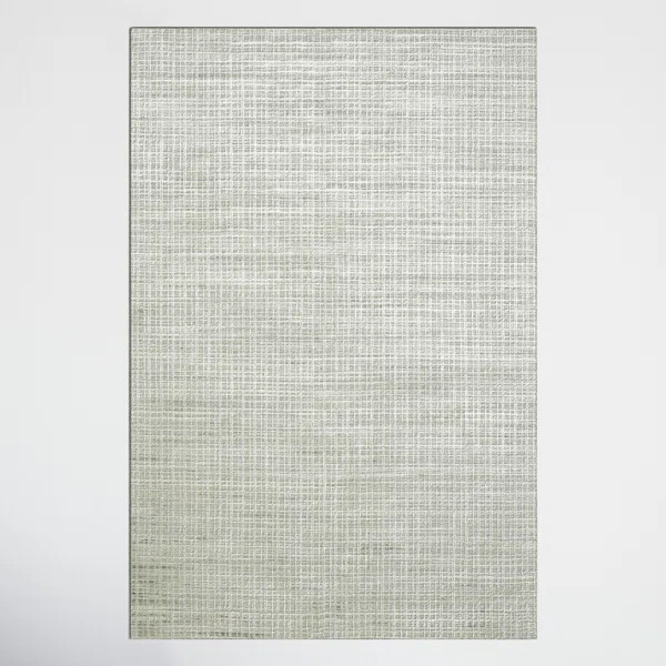 Hannon Handmade Green Rug | Wayfair North America