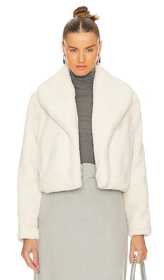 BLANKNYC Faux Fur Jacket in White. - size L | Revolve Clothing (Global)
