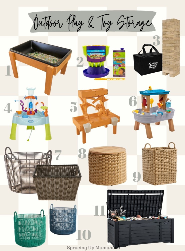 Keep the backyard fun and organized this season ☀️ Rounded up our favorite outdoor toys and patio-friendly toy storage ideas to keep things cute and clutter-free.
#OutdoorToys #ToyStorage #BackyardFun #PatioOrganization #KidsOutdoorPlay #LTKhome #SprucingUpMamahood

#LTKHome