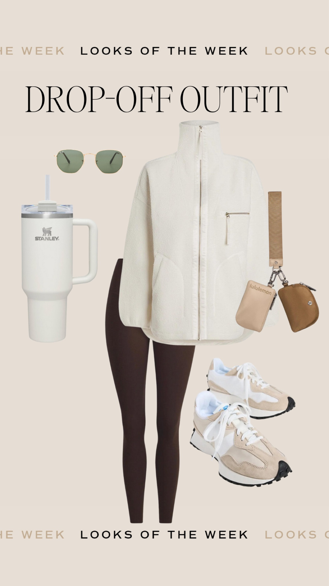 School drop off outfit styled by Becky. 