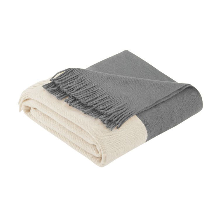 60"x50" Color Block Faux Cashmere Throw Blanket | Target