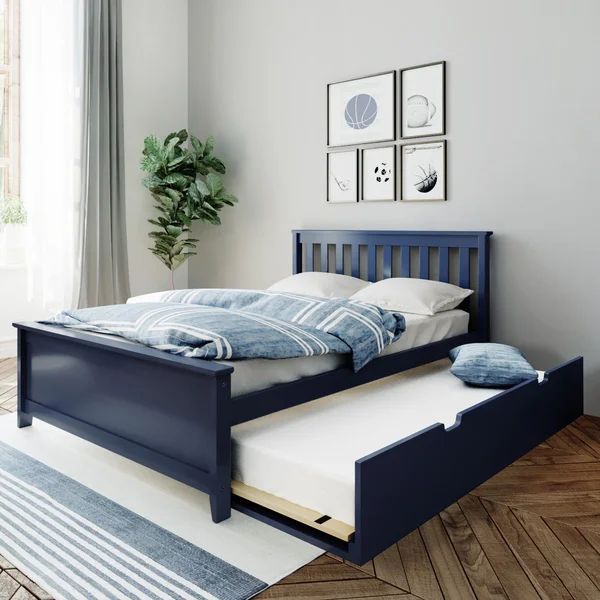 Dinwiddie Full Solid Wood Platform Bed with Trundle by Viv + Rae™ | Wayfair North America