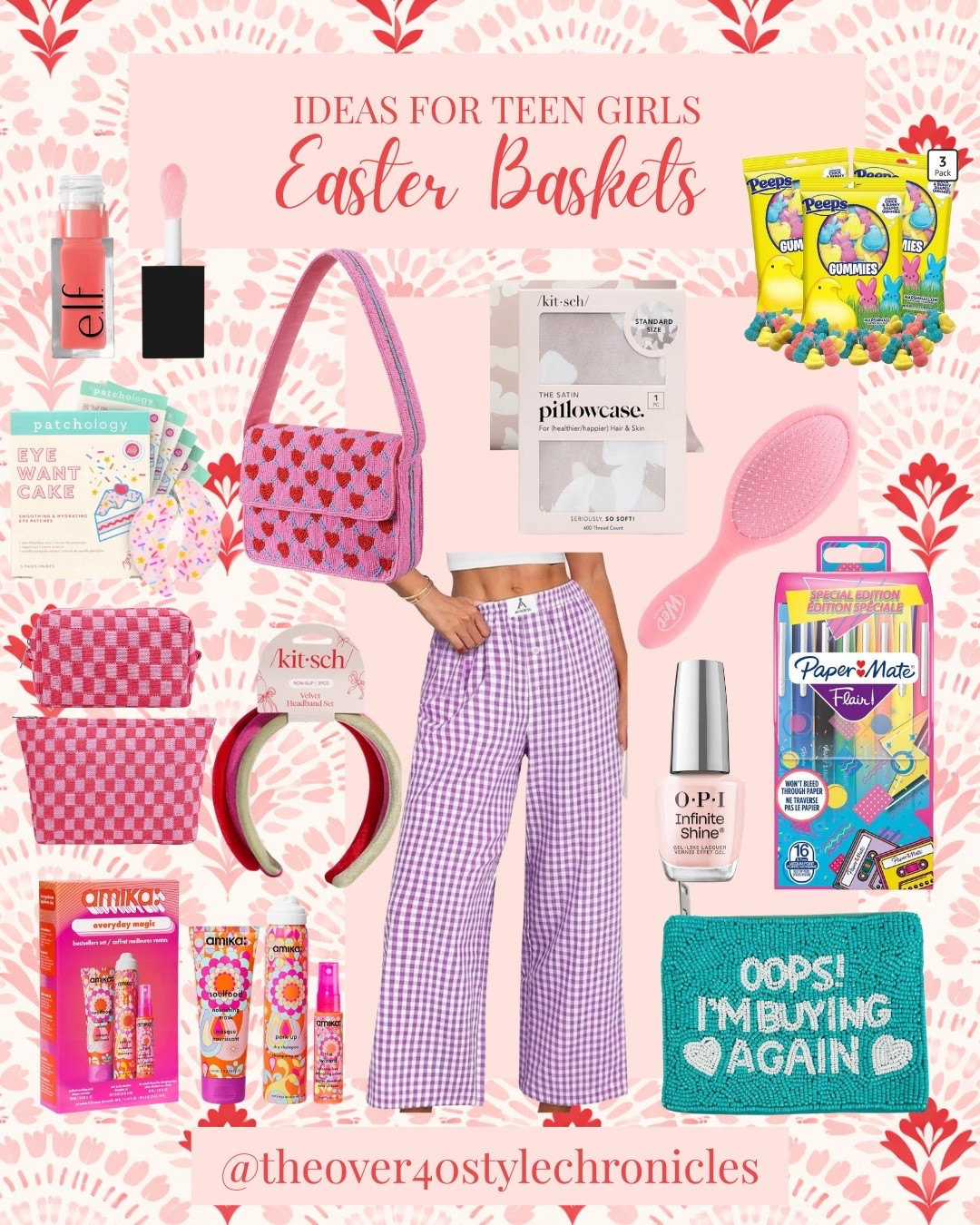 Easter basket ideas for teen girls that feel a little more elevated and actually useful. A mix of beauty, cozy pieces, and fun extras she’ll use beyond the holiday. Everything is linked in my LTK and storefront.

teen girl Easter basket ideas, Easter basket ideas for teens, teen girl gift ideas, Easter gifts for teenage girls, beauty gifts for teens, hair care gift set, satin pillowcase, cute cosmetic bags, trendy accessories for teens, pajama pants outfit, claw clips set, lip gloss gift, affordable teen gifts, spring gift ideas, Amazon teen girl gifts

#LTKSeasonal #LTKselfcare #LTKSaleAlert