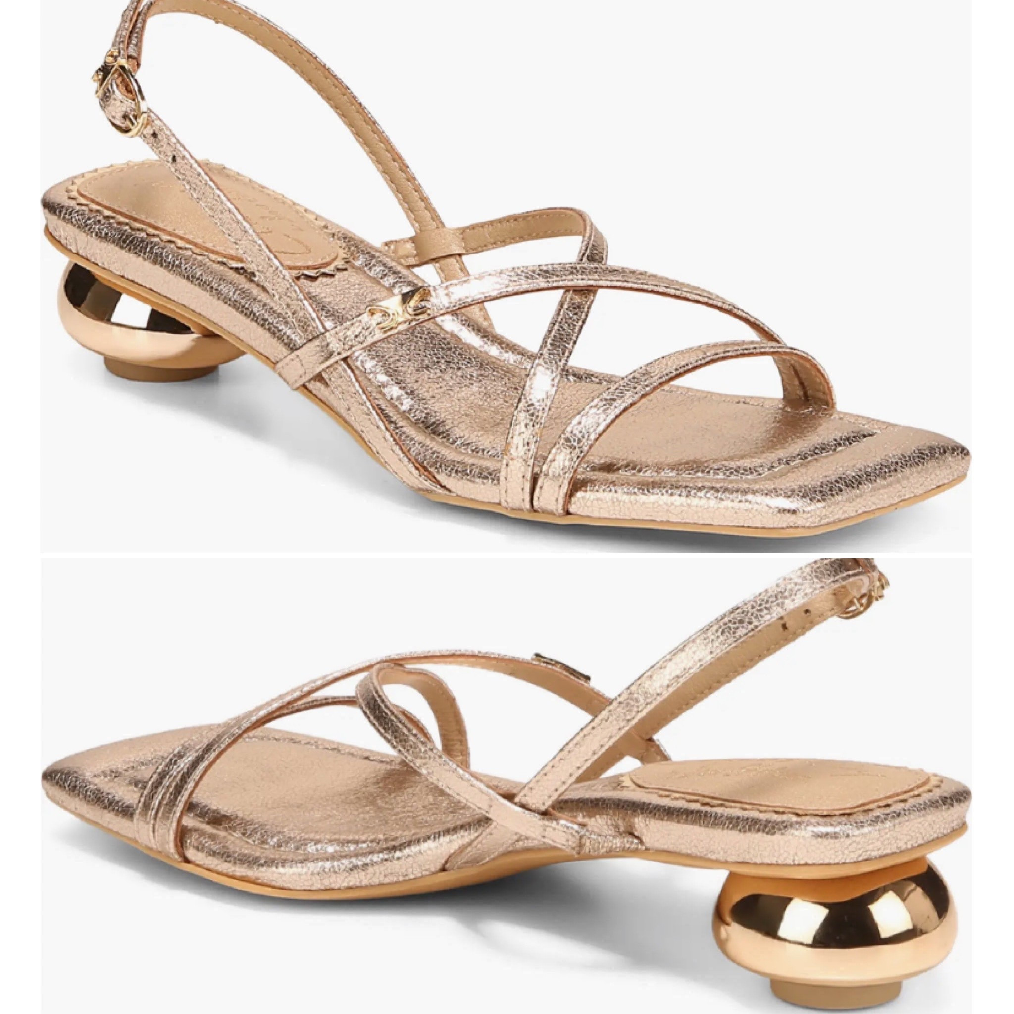 New! Spring sandals 
Gold sandals 

#LTKSeasonal