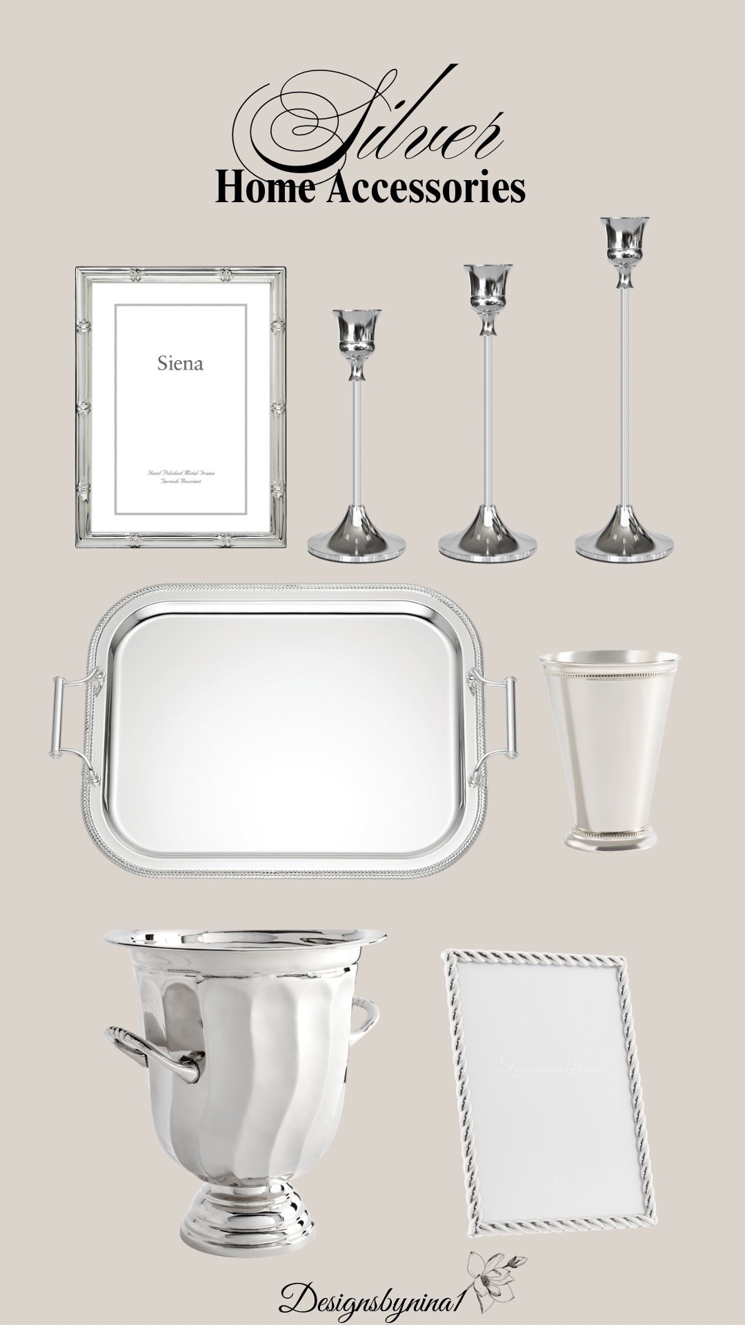 Timeless & Classic Silver Home Accessories! 🩶

2026 Home Decor Trend | 2026 Interior Design Trend | Hosting & Entertaining Silver Pieces | Heirloom Decor | Silver Decor | Heritage Silver Pieces | Wedding Gifts Ideas

#LTKWedding #LTKHome #LTKGiftGuide